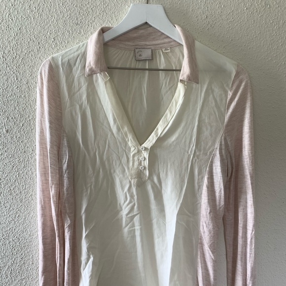ANTHROPOLOGIE Postmark Jamison Henley Top Sz Small - Picture 4 of 15